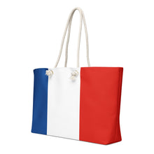 Load image into Gallery viewer, French Holiday Weekender Tote Bag
