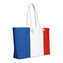 Load image into Gallery viewer, French Holiday Weekender Tote Bag
