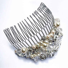 Load image into Gallery viewer, The Elizabeth Bridal Art Deco inspired tiara and hair comb
