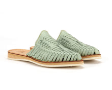 Load image into Gallery viewer, Marbella Huarache Slip-On Teal - DON GREAT
