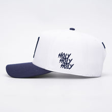 Load image into Gallery viewer, ‘7’ Premium SnapBack - White/Navy - DON GREAT
