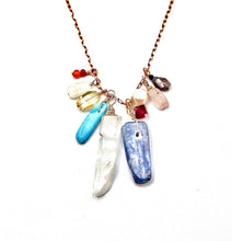 Load image into Gallery viewer, Pregnancy Stones &amp; Crystals Long Necklace
