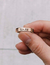 Load image into Gallery viewer, Rose Gold Highs and Lows Ring
