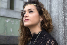 Load image into Gallery viewer, Hand Hammered Hoop earrings
