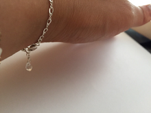 Load image into Gallery viewer, Single Round Pearl sparkle bracelet, Lindsay pearl and rhinestone crystal bracelet
