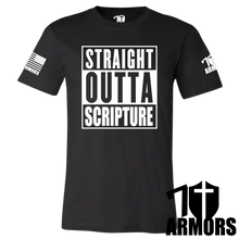 Load image into Gallery viewer, STRAIGHT OUTTA SCRIPTURE T-SHIRT
