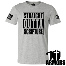 Load image into Gallery viewer, STRAIGHT OUTTA SCRIPTURE T-SHIRT
