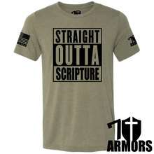 Load image into Gallery viewer, STRAIGHT OUTTA SCRIPTURE T-SHIRT
