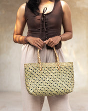 Load image into Gallery viewer, Cove Rattan Beach Tote Bag
