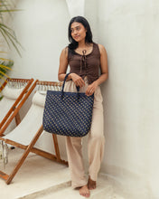 Load image into Gallery viewer, Cove Rattan Beach Tote Bag

