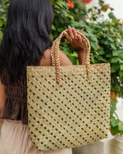 Load image into Gallery viewer, Cove Rattan Beach Tote Bag
