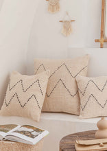 Load image into Gallery viewer, Nya Hand Stitched Cotton Throw Pillow
